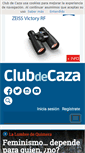 Mobile Screenshot of club-caza.com
