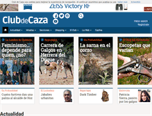 Tablet Screenshot of club-caza.com